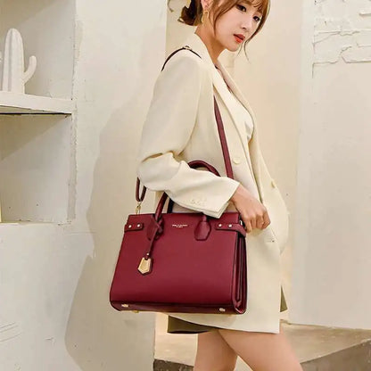 Genuine Brand Handbags For Women 2025 Ladies Hand Bag Female Leather Shoulder Top-Handle Crossbody Bags Casual Tote Sac сумка