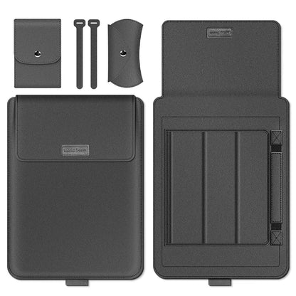 Pu Leather Laptop Sleeve Bag Case For Macbook Air Pro 13 14 16 M1 M2 M3 2020 2021 2022 2023 HP Dell 15 17 Inch Notebook Cover