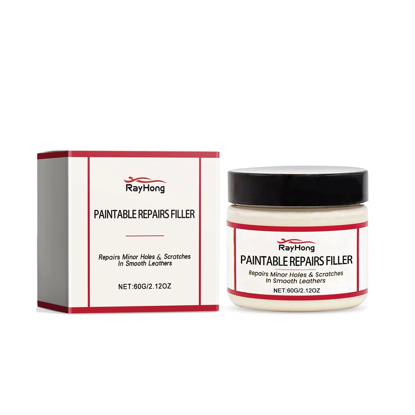 60ml Leather Restoring Paste Natural Leather Filler Repair Compound Leather Restoration Cream For Tears Crack Burns Holes Filler