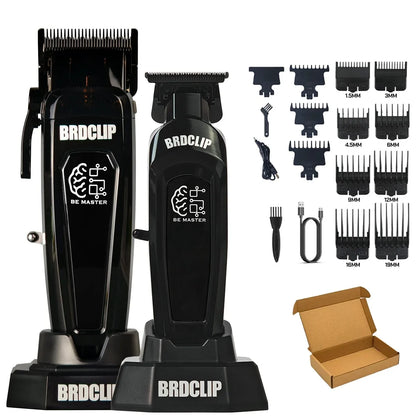 BRD 106 107 609 BRDCLIP Professional Electric Hair Clipper Hair Trimmer DLC Blade with Base 7500RPM 8000RPM 7000RPM Barber Set