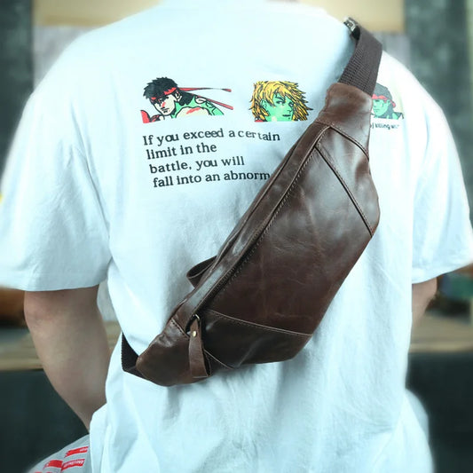 Vintage Wallets Men Solid First Layer Cowhide Genuine Leather Wallet Basic Daily Zipper Purse Casual Phone Bags Retro Waist Bag