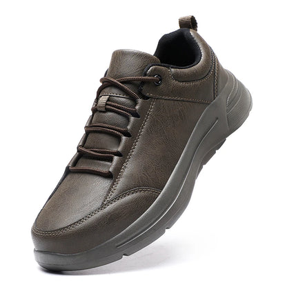 2025 New Men's Leather Casual Shoes Four Seasons Fashion Lightweight Business Shoes Men's Soft Sole Plus Size Men's Shoes 39-48