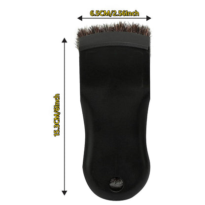 Horsehair Leather Cleaning Brush Genuine Horsehair Detailing Brush Car Interior Detailing Tools For Car Cleaning And Washing