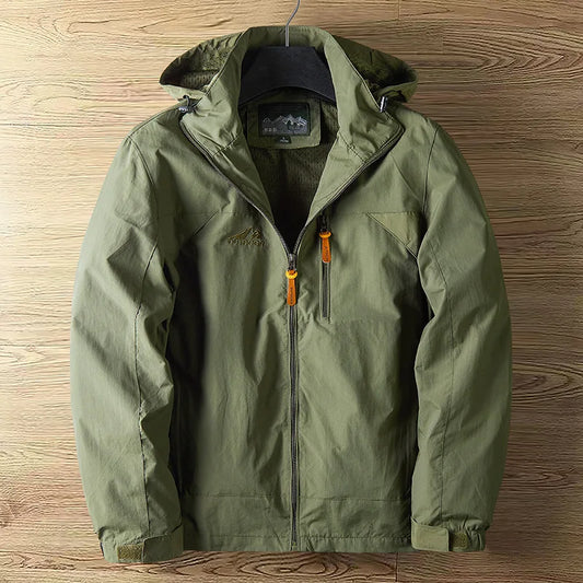 Spring Mens Rainproof Jacket High-quality Thin Breathable Outdoor Hiking Windproof Tactical Hooded Coats Europe 5XL Men Clothing