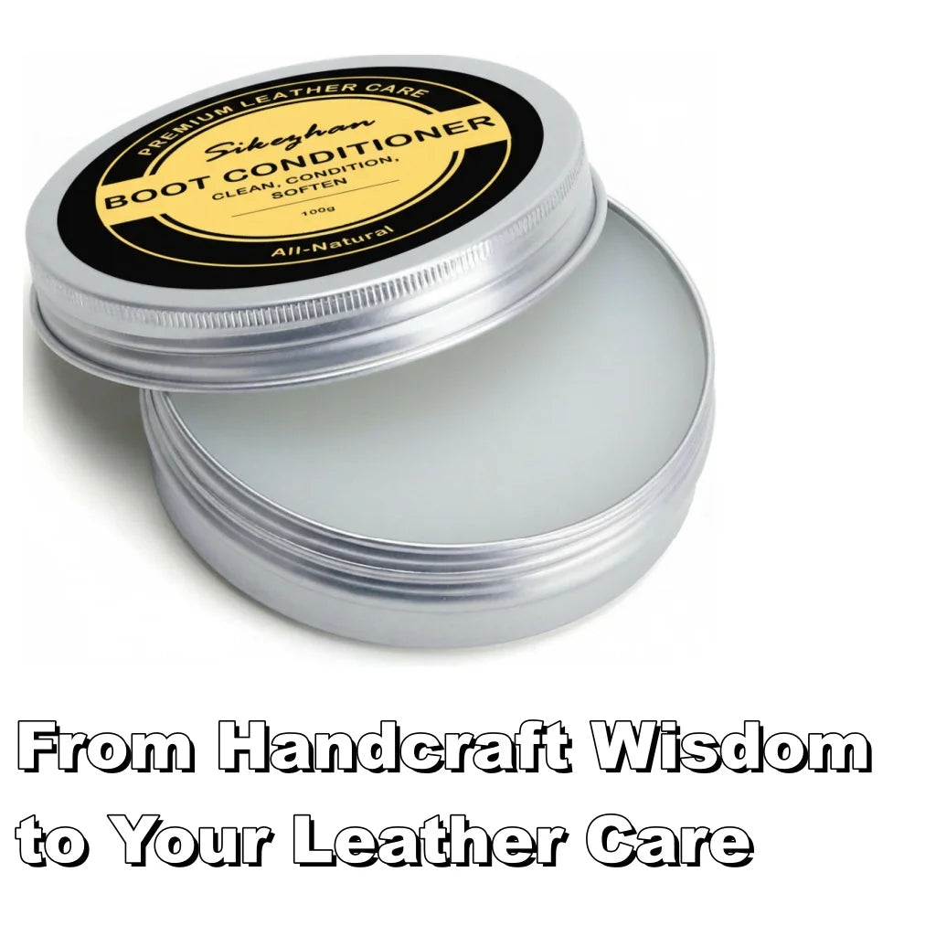 Leather Boot Care Cream Leather Conditioner for Work Boots and Fashion Boots Shoe Polish Balm Clear Odorless Non Greasy