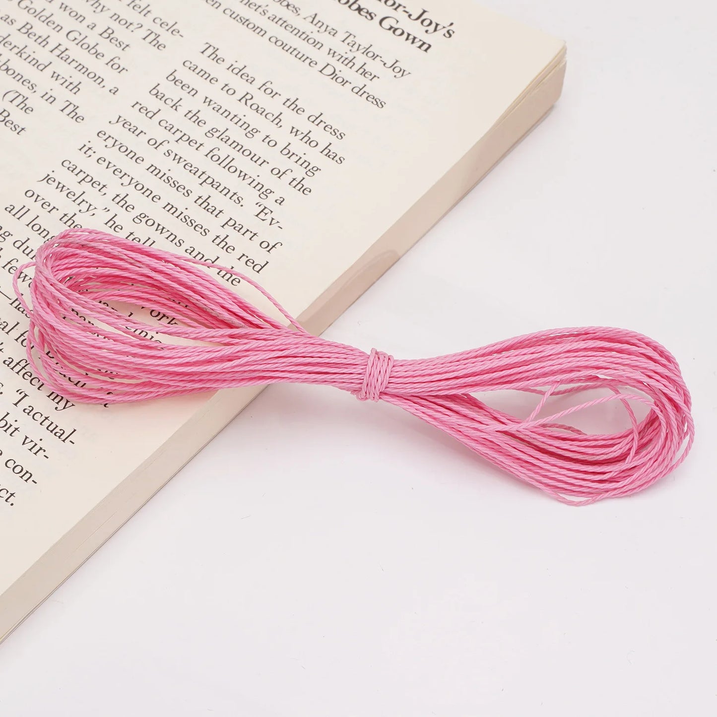 1mm Waxed Thread Polyester Waxed String for Crafts Leather Sewing Jewelry Making DIY Tools High Strength Waterproof Waxed Cord