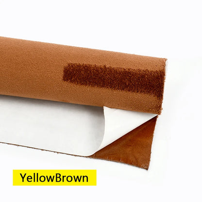20*30-100*143cm Synthetic Leather Self-adhesive Fabric Car Interior Suede Adhesive Fabrics Door Velvet Decor Cloth DIY Accessory