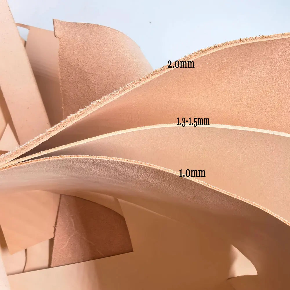 vegetable tanned leather  thickness cowhide cow leather Leather Scraps Leather Pieces leftover Retro DIY cheap