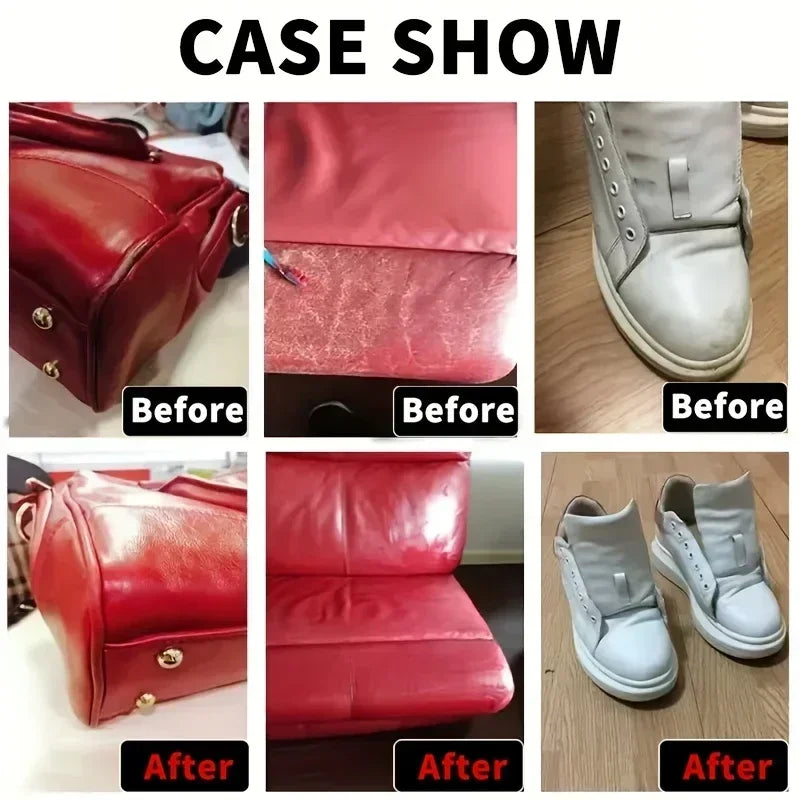 Leather Coloring Paste -Three Colors(White,Brown,Black),Suitable for Shoes,Bags,Sofas-Repair,Restore Faded and Scratched Leather