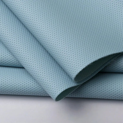 Perforated Leather Fabric Breathable Hole Punch Synthetic Leather Material for Furniture Sofa Car Seat Upholstery DIY Craft