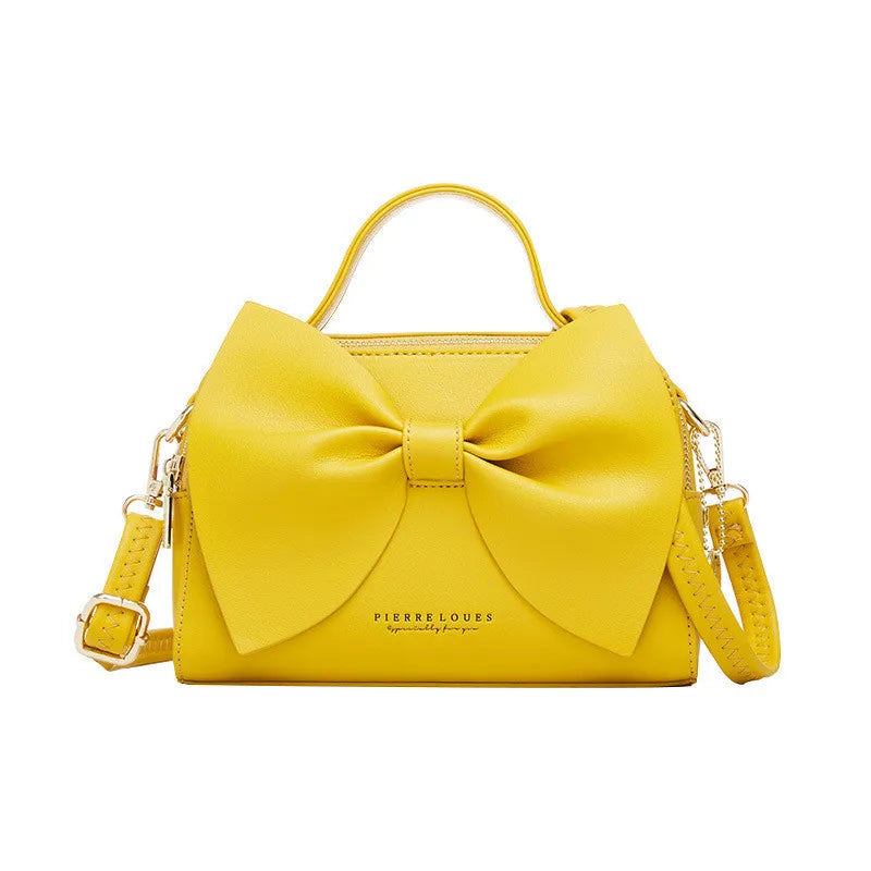 Elegant Women PU Leather Handbags Female Shoulder Crossbody Bags for Women Handbags High Quality Ladies Messenger Hand Bags Bow