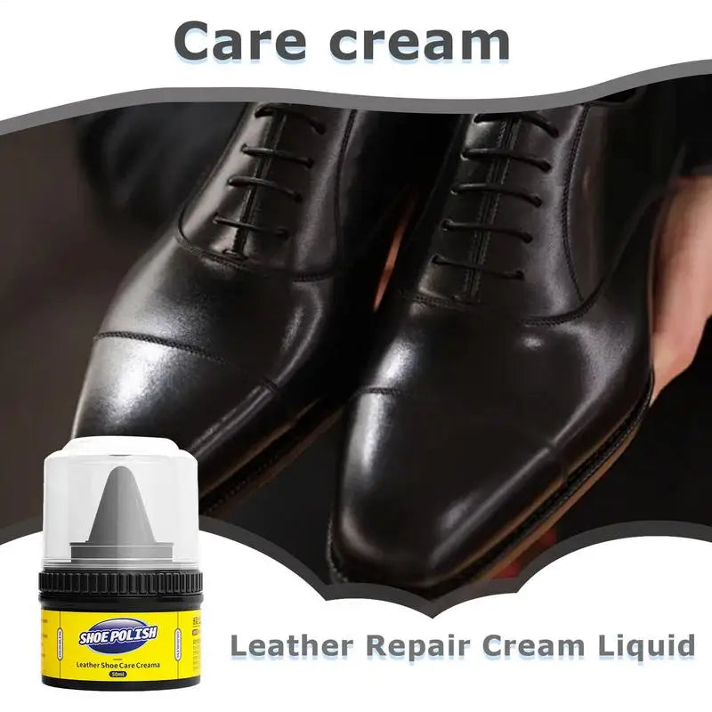 Leather cream leather care agent 40/50ml leather shoe care cream colorless shoe wax car leather care and interior cleaner