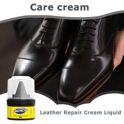 Leather cream leather care agent 40/50ml leather shoe care cream colorless shoe wax car leather care and interior cleaner