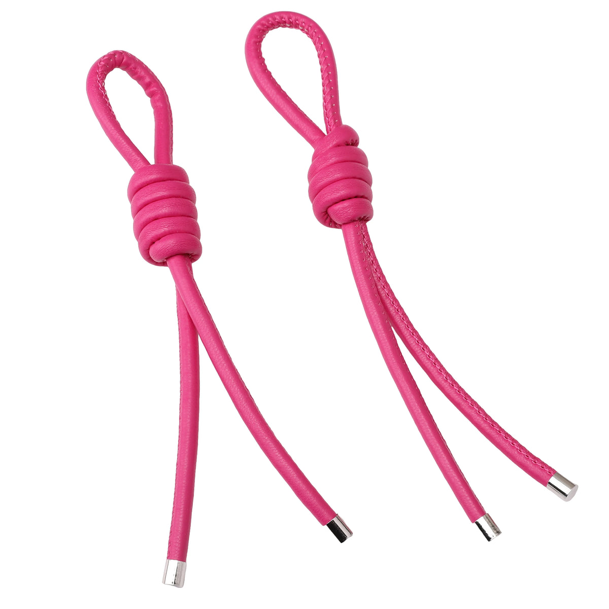 1 Stripe/Bag PU Leather Knotting Rope 18cm Colorful Woven Thread Pendants Handmade DIY Making Keychain Phone Chain Accessories