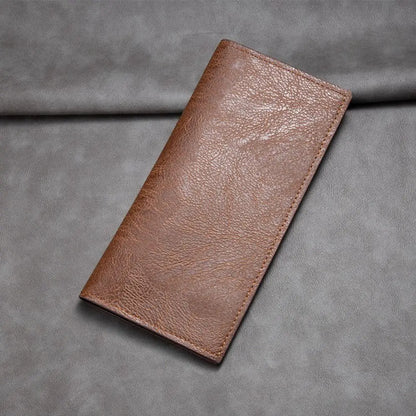 PU Leather Long Wallet For Men Durable Multiple Slots Men Card Holder Thin Soft Men Wallet Card Bag Large Banknote  Money Purses