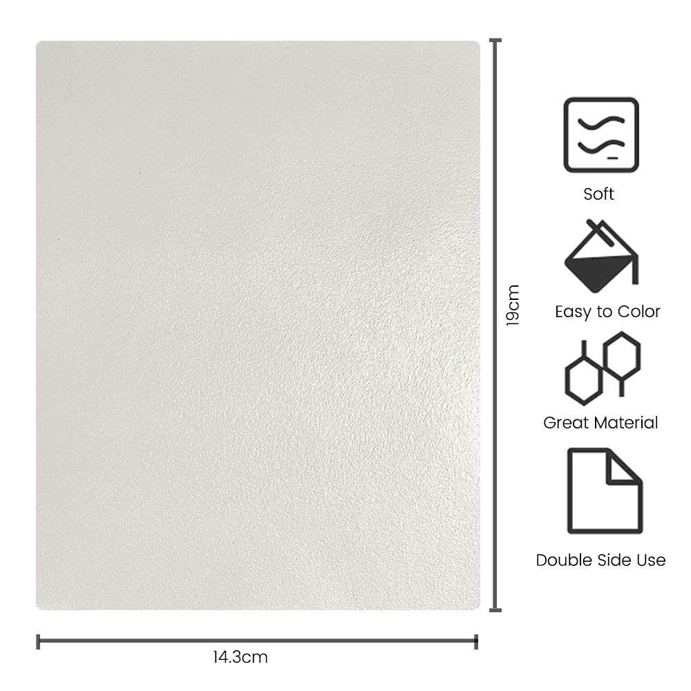 Realistic Piel Sintetica Para Tatuaje Leather Grain Surface Soft Silicone Tattoo Practice Skin Double Sided Hair Stroke Pattern