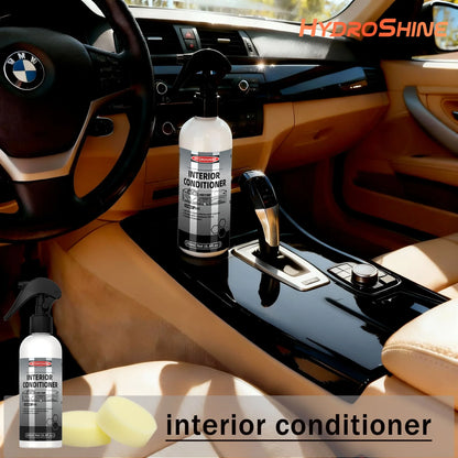 Hydroshine Car Interior Conditioner Interior Plastic Leather Restorer Wax Coat Exterior Cleaner Multifunctional Leather Care