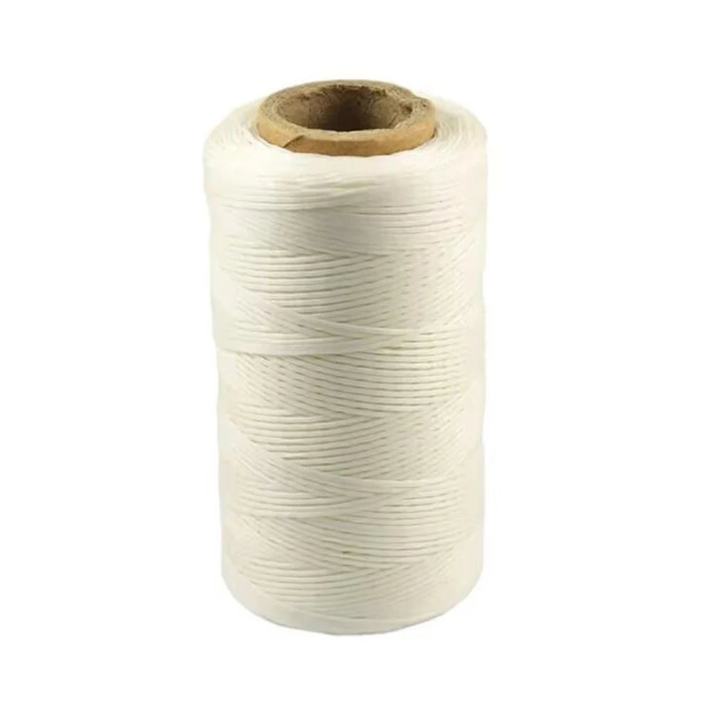 260 Meters Leather Flat Waxed Thread Polyester Sewing Threads Leather Craft Hand Stitching Line DIY Bracelet Repair Work Cords
