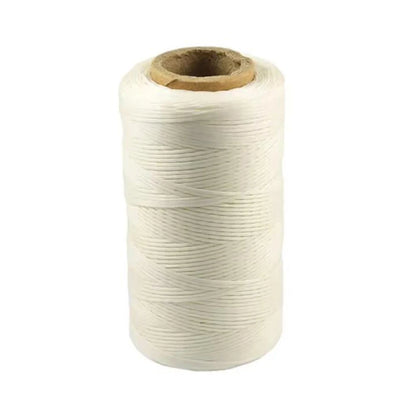 260 Meters Leather Flat Waxed Thread Polyester Sewing Threads Leather Craft Hand Stitching Line DIY Bracelet Repair Work Cords