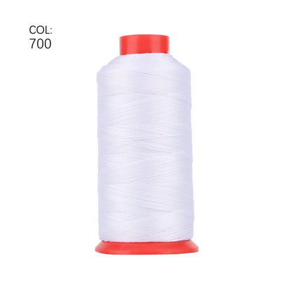 TEX 135 Nylon Bonded Thread 0.4MM Heavy Duty Fabric Sewing Leather Upholstery Shoes Canvas Sewing Stitch 420D/3 750 Yards Cone