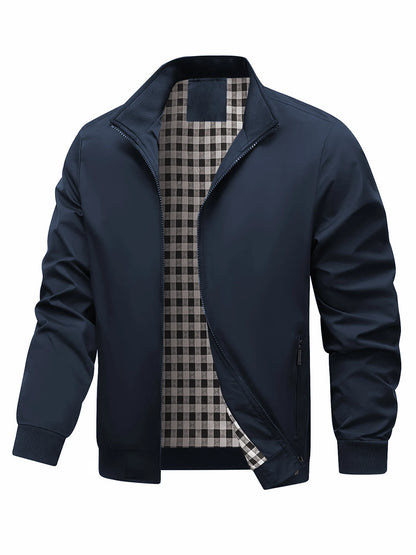 Men's Jackets, Casual Outerwear, New Trendy Jackets for Spring and Autumn, Suitable for Seasonal Changes, Sports, Running, Walking, Shopping, and Casual Wear