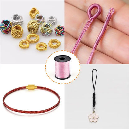 150 Meters/Roll 0.25mm Nylon Waxed Line Leather Craft Sewing Wax Thread Cord Round Leather Sewing Wax Thread DIY High Strength