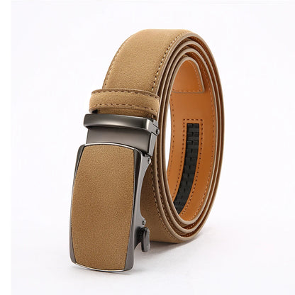 Men Leather Belt Automatic Buckle High Quality Male Leather Strap Luxury Jeans for Men Men Accessori