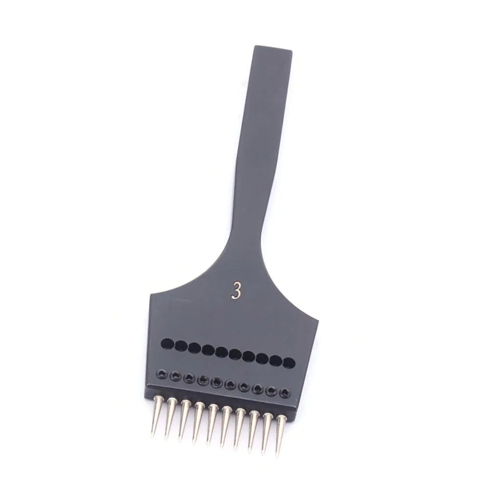 Leather Punch Tool Sharp Head Replaceable Pricking Iron Removable Round Hole Punch DIY Leather Craft Chisel 4 Size Available