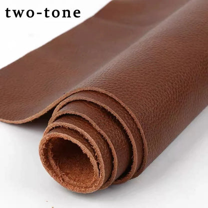 Genuine leather, top layer cowhide, brown leather fabric, imported leather, whole coffee sofa, bedside soft bag, leather