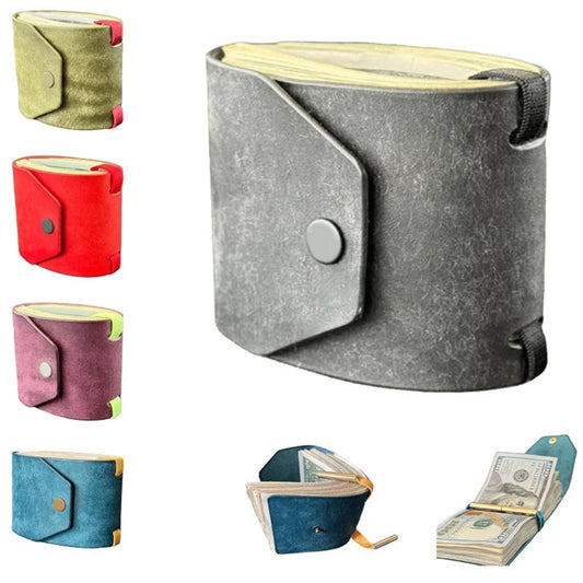 Cash Wrap Wallet Multifunction Quick Access Money Clip Holder Handy Purse Bands for Men Business Trip Festive Holiday Travel