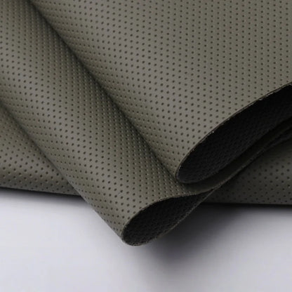 Perforated Leather Fabric Breathable Hole Punch Synthetic Leather Material for Furniture Sofa Car Seat Upholstery DIY Craft