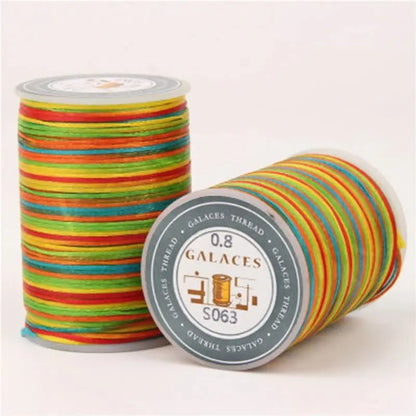 0.8mm 90m Waxed Thread Repair Cord String Sewing Leather Hand Wax Stitching DIY Thread For Case Arts Crafts Handicraft Tool
