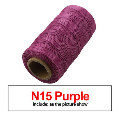 260M 150D Thickness Waxed Thread For Leather Waxed Cord For Diy Handicraft Tool Hand Stitching Thread Flat Waxed Sewing Line