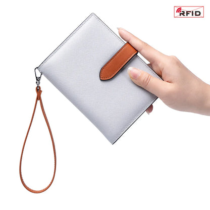 Women Wallets Genuine  Leather Female Purse Mini Hasp Solid Multi-Cards Holder Coin Short Wallets Slim Small Wallet
