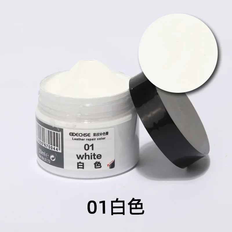 Car Leather Repair Kit Liquid Skin Recoloring Balm No Heat Repair Tool Auto Seat Holes Scratch Cracks rips restoration set shoes