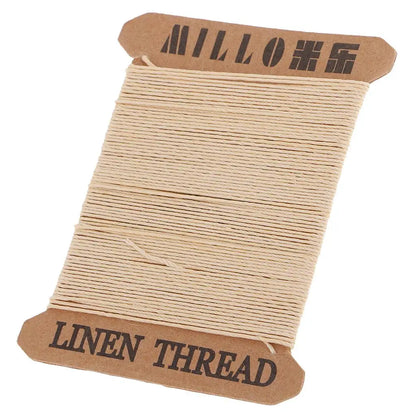 Waxed Linen Thread for Hand Sewing Bags Leather Crafts Jewelry Making Tools Manual Stitching and Repair Sewing Yarn