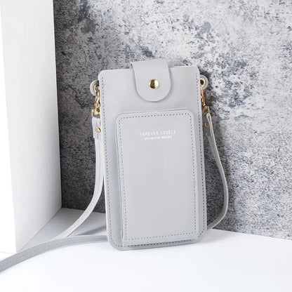 Women Bags Soft Leather Wallets Touch Screen Cell Phone Purse Crossbody Shoulder Strap Handbag For Female Cheap Women's Bags