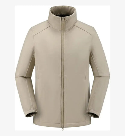 Outdoor Tactical Soft Shell Jacket Men And Women Plus Velvet Thickened Handsome Tough Guy Waterproof Jacket Diy Logo Ls-c615