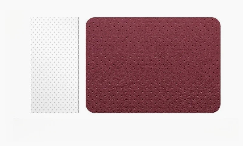Repair Patch Breathable Perforated Synthetic Leather Tape with Adhesive Backing for Sofa Car Seat Wallets Cuttable Renovation