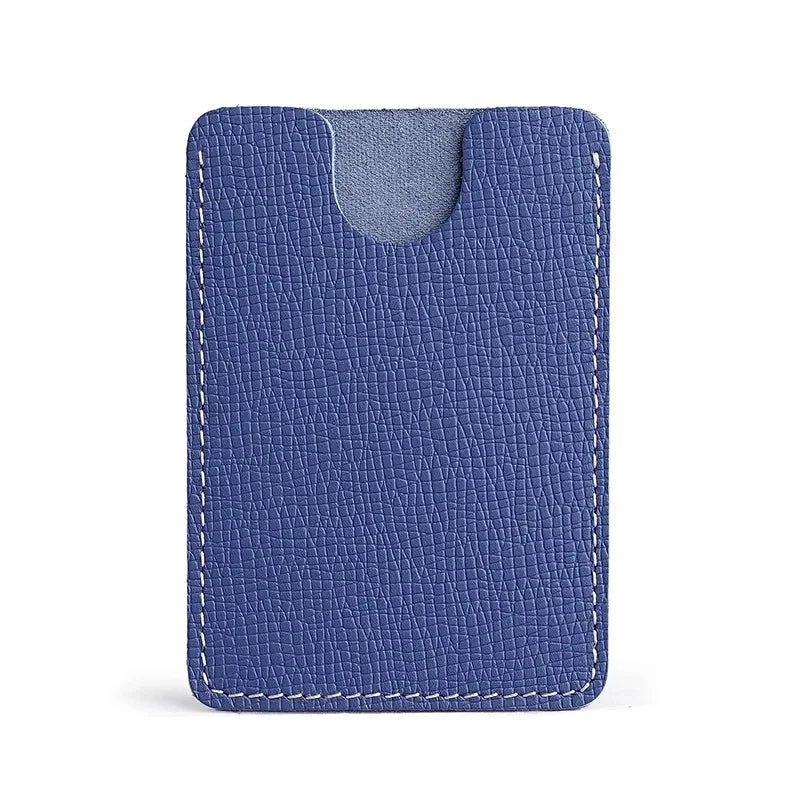Ultra-Thin Mini Full-Grain Cowhide Leather Card Holder Wallets for Men Women Lightweight Soft Genuine Leather Credit Card