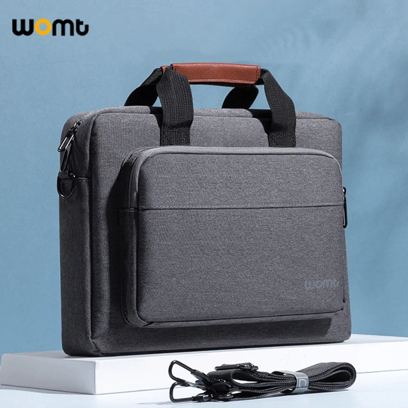 Laptop Bag for Men Business Briefcase Shoulder Handbag for Macbook HP Dell Lenovo Asus Surface Acer Huawei Notebook 14 15.6 inch