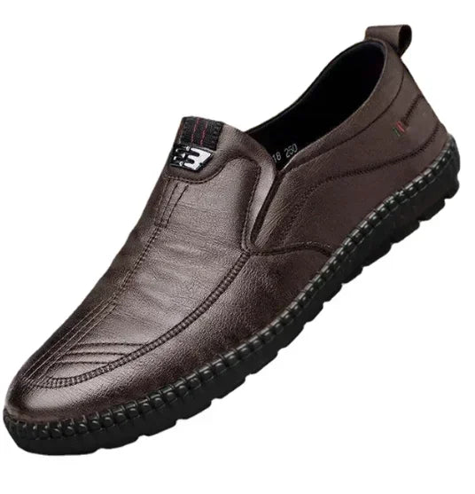 2025 Business Leather Shoes Moccasin Shoes Breathable Men's Casual Loafers Comfortable Shoes for Men Summer Men's Sneakers