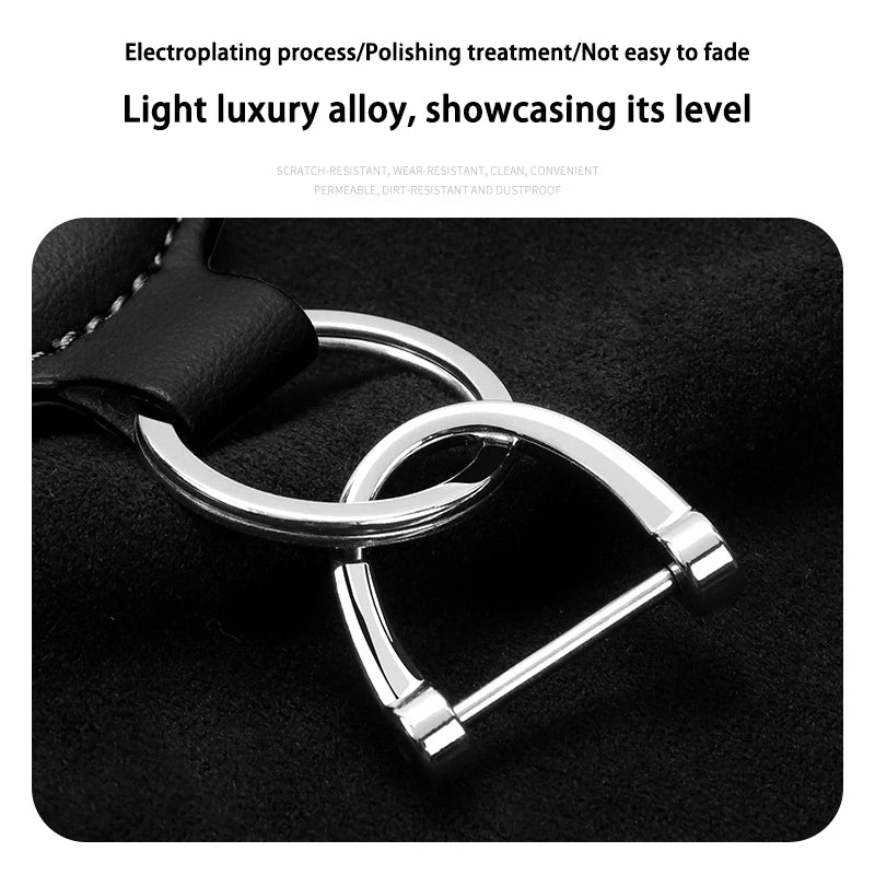 For Citroen C4 C3 C2 C1 C5 DS3 Berlingo Xsara headrest Accessories Car Shield Leather Keychain Key Ring Pendant Holder Gift