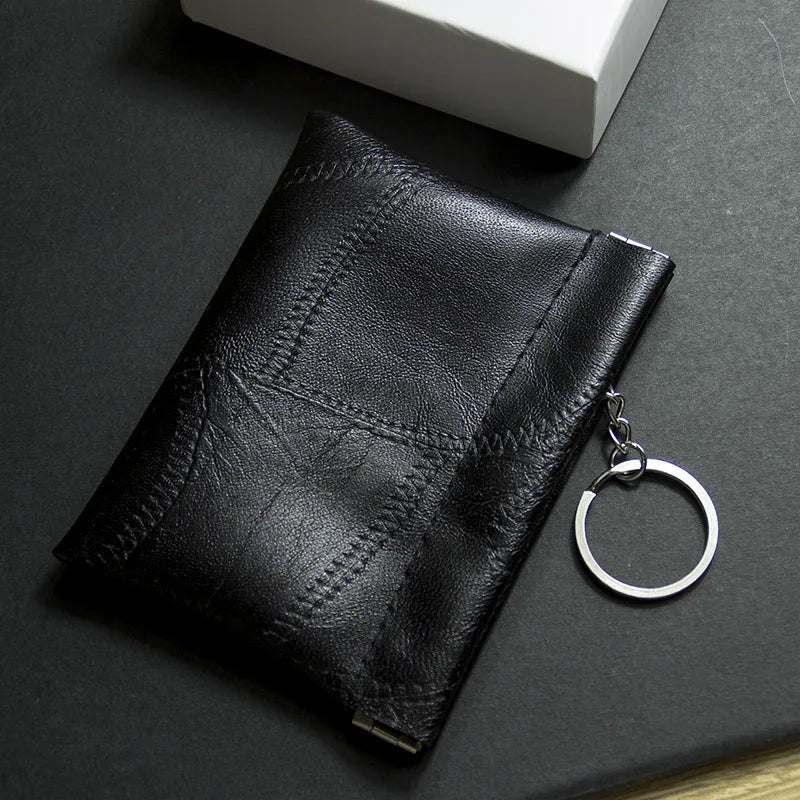 Fashion Leather Key Wallet Women Men Coin Housekeeper Keychain Purse Organizer Bag Car Keys Cover Key Holder Case Card Holder