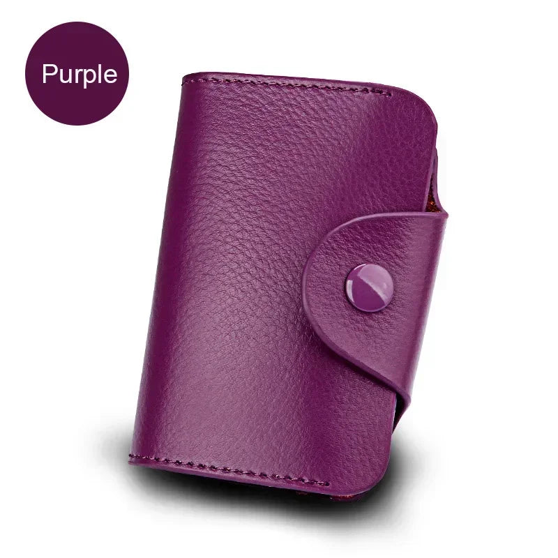 Real Leather Credit Card Holder Men Wallet Small Pouch Money Bag Big Capacity Cardholder Case Genuine Leather Wallets Pochette
