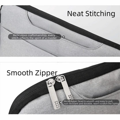 Business Style Laptop Handbag Shockproof Ultra Thin Laptop Sleeve Case Lightweight Large Capacity Tablet Carry Case Business Use