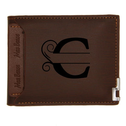 Personalized Leather Wallet for Men – Custom Engraved Name or Monogram –   Bifold Wallet – Custom Gift for Dad,