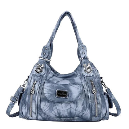 Brand Luxury Women Handbags 2021 High Quality Soft Leather Shopping Tote Bag Multifunction Large Capacity Messenger Shoulder Bag