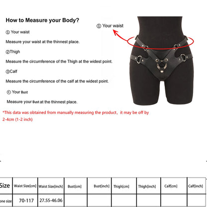 Fashionable Handmade Leather Natural Leather Leg Accessories Women Leather Leg Harness Festival Club Wear, Women Leather Leg