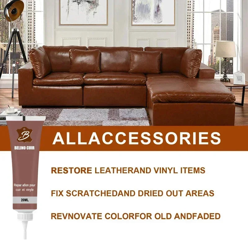 Liquid Leather Finish Renovation Cream Cleaning Repair Kit Shoe Cleaner Car Care Cream Slippers Household Chemicals Merchandises